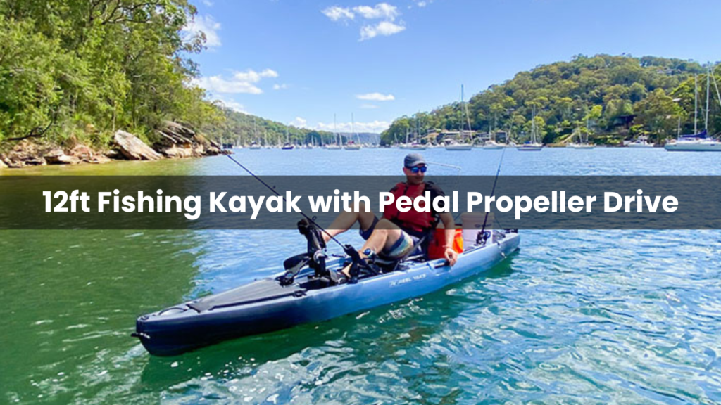 12ft Fishing Kayak with Pedal Propeller Drive