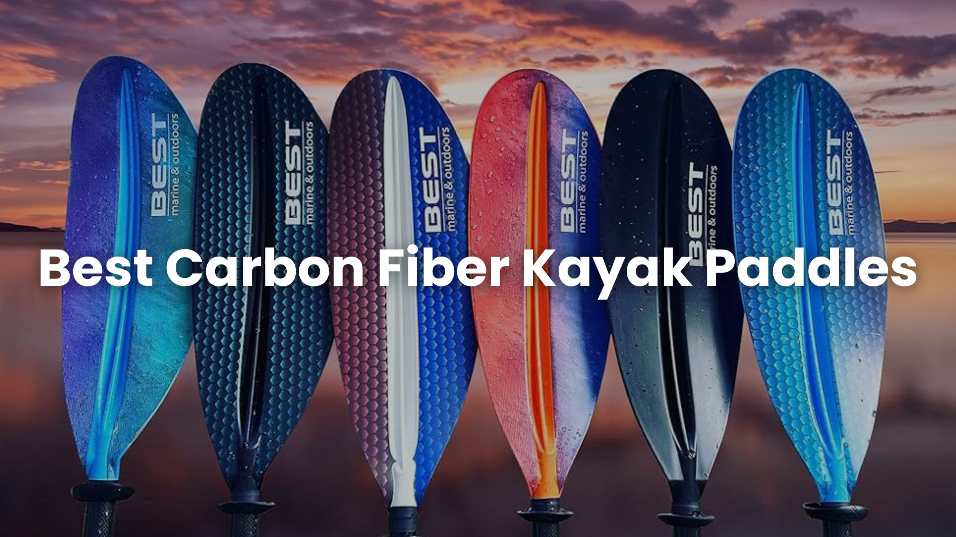Carbon Fiber Kayak Paddles