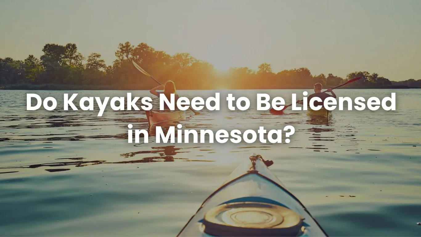 Do Kayaks Need to Be Licensed in Minnesota