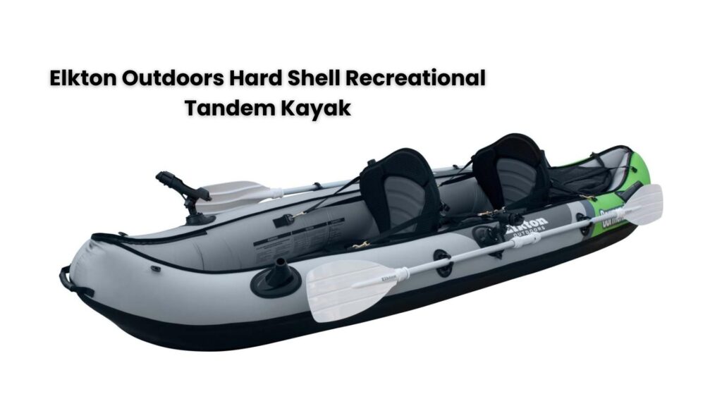 Elkton Outdoors Hard Shell Recreational Tandem Kayak