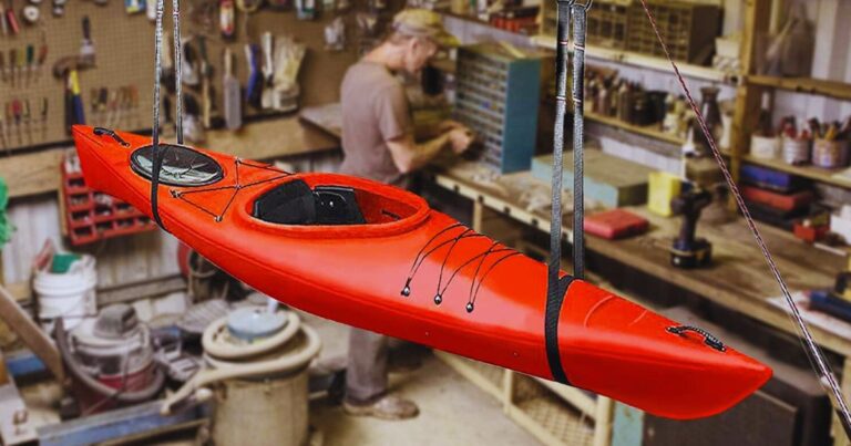 red kayak tools