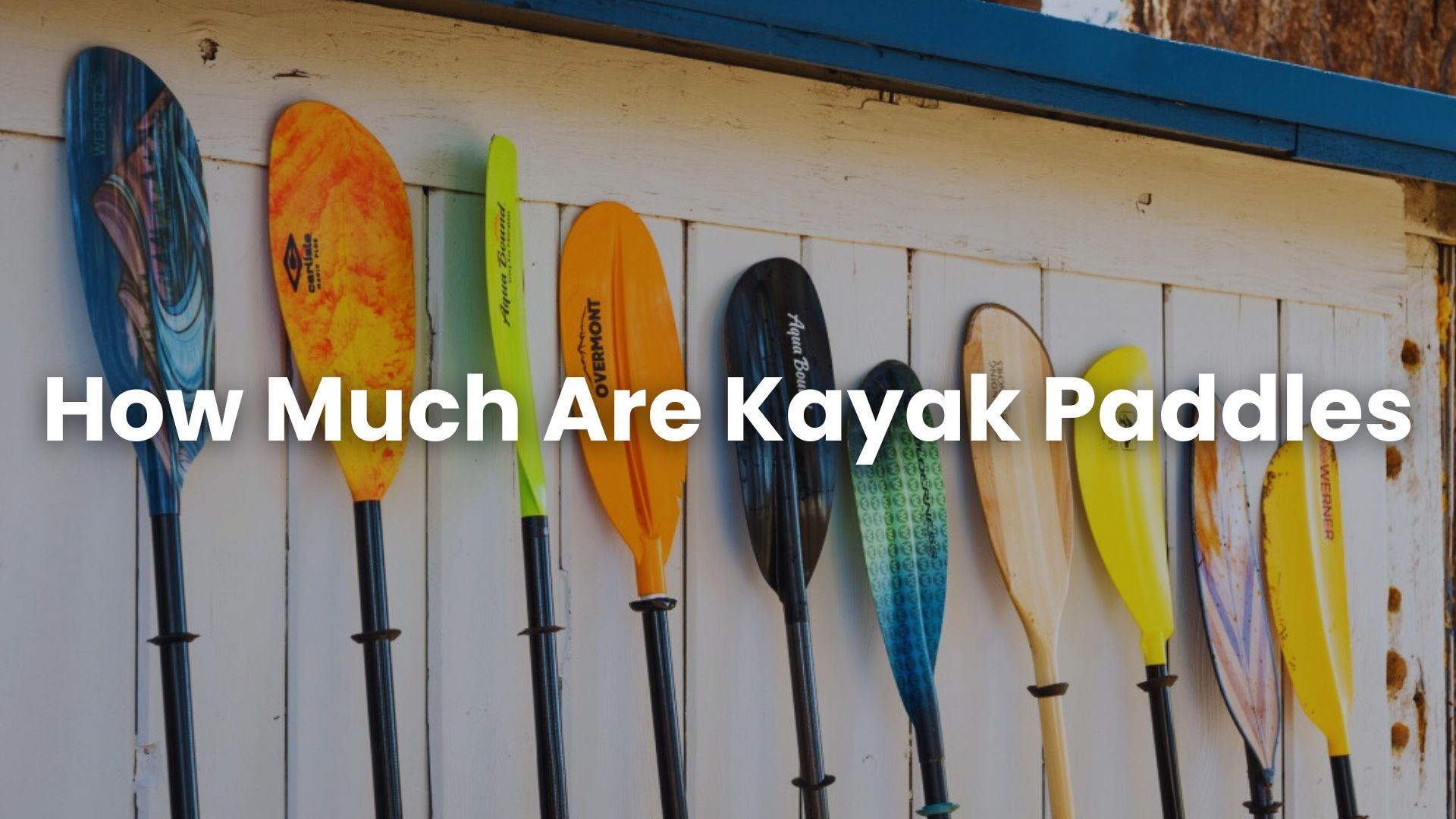 How Much Are Kayak Paddles