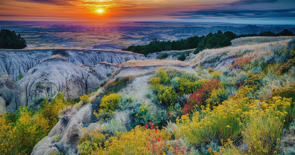 Navigating to Badlands National Park