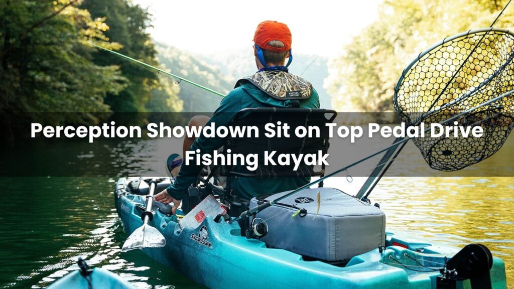 Perception Showdown Sit on Top Pedal Drive Fishing Kayak